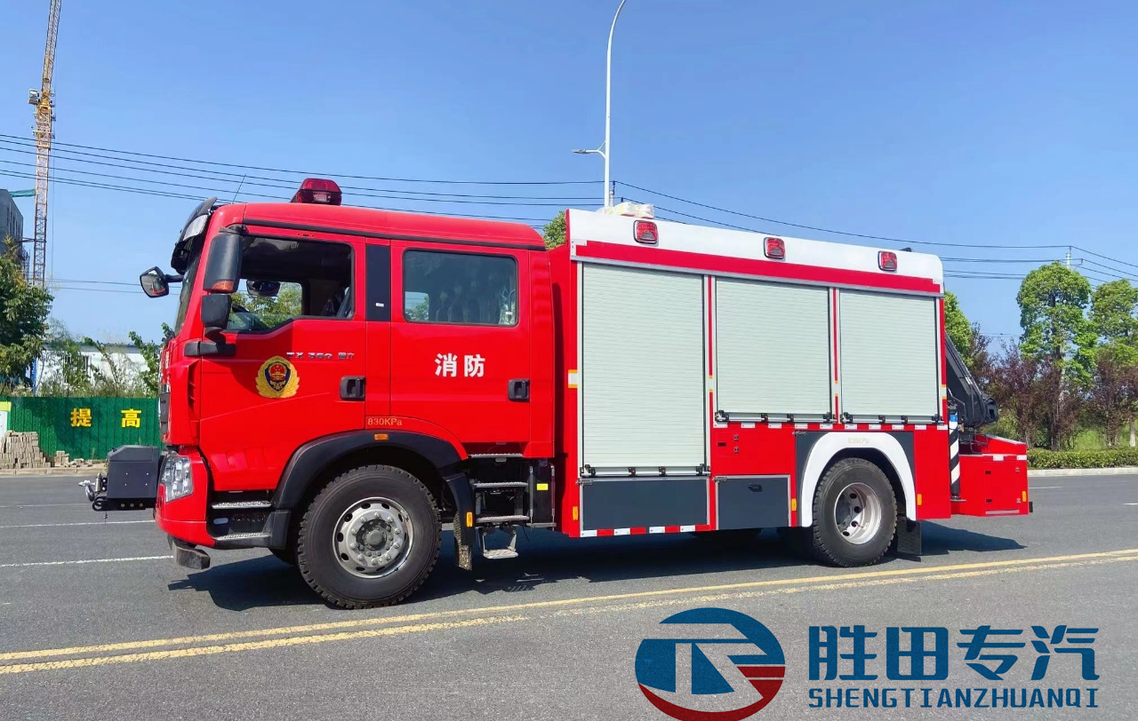 豪沃單橋搶險(xiǎn)救援車